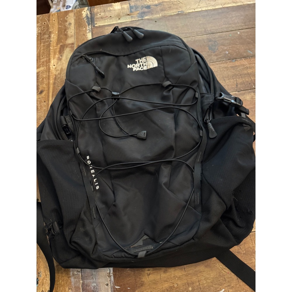 The North Face Borealis Backpack Black FlexVent Laptop Bag Hiking Travel